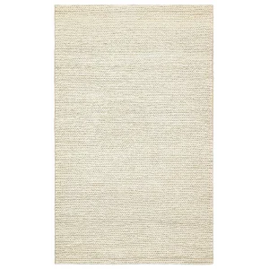 Choti Whıte Flatweave Natural Jüt İle Üretilen El Dokuma Hasır Halı