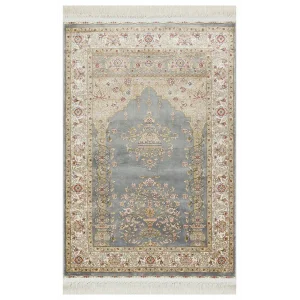 Isfahan Scd 01 Grey Klasik Desenli Yüksek Kalite Sık Dokuma Seccade