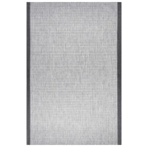 Loris L106 Siyah Dekoratif Leke Tutmaz Yıkanailir Sisal Halı Kilim