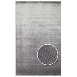 Napoli NAP 01 Antrasit Sade Desenli Modern Sık Dokuma Makine Halısı