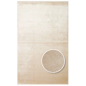 Napoli NAP 01 Beige Sade Desenli Modern Sık Dokuma Makine Halısı