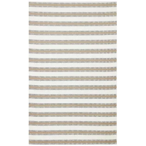 Nevada NVD 04 White Beige Moroccon Tuşeli Hav Toz Vermez Kaymaz Tabanlı İnce Dokuma Modern Halı