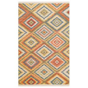 NOMAD KILIM 0031 Yıkanabilir, Çift Taraflı Kullanıma Uygun Yumuşak Tuşeli Otantik Kilim