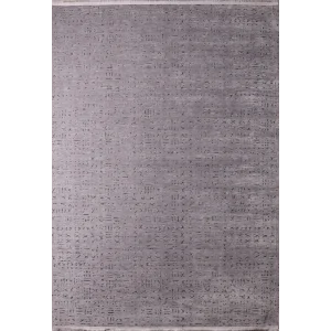 Otantik-FX 5951-10 Gri Dekoratif Modern Kaymaz Tabanlı Makinede Yıkanabilir Halı Kilim
