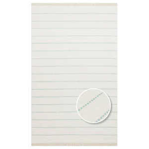 Riva Rv 03 Cream Aqua Makinede Yıkanabilir Kaymaz Tabanlı Pamuk Kilim