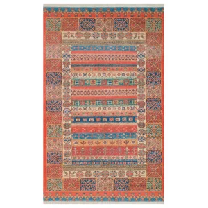 Ruby RB 02 Multy Yıkanabilir Kolay Kullanımlı Modern ve Geleneksel Desenlere Sahip Renkli Kilim