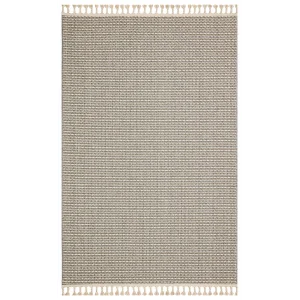 Soho Sh 16 Beige Grey Hav Vermeyen Özel Ipler Ile Üretilen Etnik Örgü Desenlere Sahip Makine Halısı