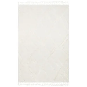 Terazzo 03 Whıte Hav Toz Vermez Yumuşak Dokulu Etnik Örgü Desenlere Sahip Modern İskindinav Halı