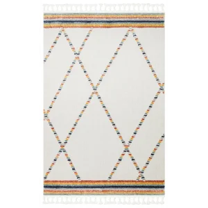 Terazzo 04 Multy Hav Toz Vermez Yumuşak Dokulu Etnik Örgü Desenlere Sahip Modern İskindinav Halı