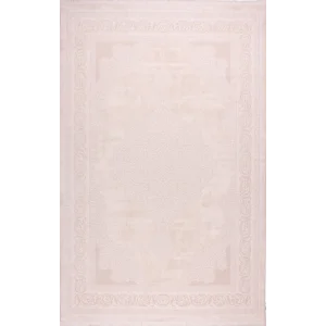 Zagreb 4312A Bej Akrilik Dekoratif Salon Makine Halısı