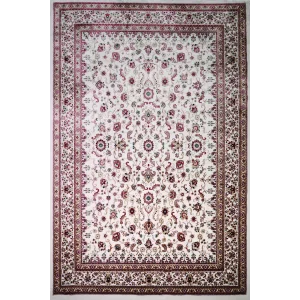 Zeyrek 753 Krem Klasik Desen Makine Halısı