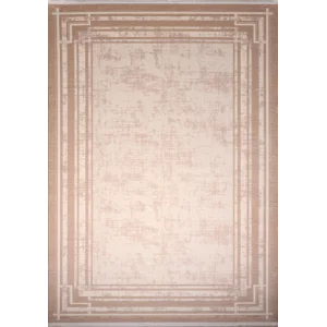 Zyra 126A Bej Akrilik Dekoratif Salon Halısı