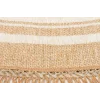 Brooklyn Brk 09 Ivory Q Yuvarlak Hasır Görünümlü Kaymaz Renkli Dokuma Modern Kilim