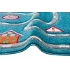Eko Kids KDS 19 Blue Grey Trafik Temalı Hav Toz Vermez Çocuk Halısı
