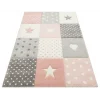 Eko Kids KDS 05 Grey Pink Hav Toz Vermez Çocuk Halısı