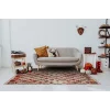 LUNA NEW HALI 0108 Otantik Geleneksel Desenli Yıkanabilir Renkli Baskı Kilim