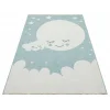 NOA BABY HALI 0022 Yıkanabilir Çift Taraflı Yumuşak Dokulu İnce Çocuk-Bebek Odası Halısı