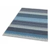 BODRUM KILIM 0121 Renkli Çift Taraflı Yıkanabilir Saçaklı Baskı Kilim