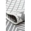Arya Ar 07 Grey %100 Geri Dönüşümlü Pamuktan Çift Taraflı Yıkanabilir Modern Dekoratif Kilim