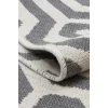Arya Ar 17 Grey Pink %100 Geri Dönüşümlü Pamuktan Çift Taraflı Yıkanabilir Modern Dekoratif Kilim