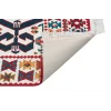 LUNA NEW HALI 0029 Otantik Geleneksel Desenli Yıkanabilir Renkli Baskı Kilim