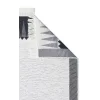 Arya Ar 22 White Black %100 Geri Dönüşümlü Pamuktan Çift Taraflı Yıkanabilir Modern Dekoratif Kilim