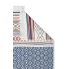 Arya Ar 26 Navy Beige %100 Geri Dönüşümlü Pamuktan Çift Taraflı Yıkanabilir Modern Dekoratif Kilim