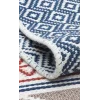 Arya Ar 26 Navy Beige %100 Geri Dönüşümlü Pamuktan Çift Taraflı Yıkanabilir Modern Dekoratif Kilim