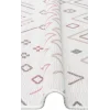 Arya Ar 05 Beige Pink %100 Geri Dönüşümlü Pamuktan Çift Taraflı Yıkanabilir Modern Dekoratif Kilim