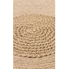 Patna PTN 12 Natural Jüt Hasır Görünümlü Hav Toz Vermez Dekoratif Örgü Halı