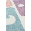 Eko Kids KDS 25 Pastel Sek Sek Desenli Hav Toz Vermez Çocuk Halısı