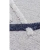 Terazzo 03 Grey Navy Hav Toz Vermez Yumuşak Dokulu Etnik Örgü Desenlere Sahip Modern İskindinav Halı