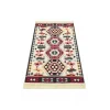 Arya Ar 30 Red %100 Geri Dönüşümlü Pamuktan Çift Taraflı Yıkanabilir Modern Dekoratif Kilim