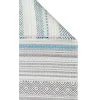 Aztec Az 01 Blue Antibakteriyel Hav Toz Vermez Yıkanabilir Kaymaz Modern İnce Dokuma Kilim