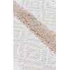 Dublin DBL 02 Cream Beıge Yıkanabilir Örgü Dokulu Naturel Pamuk Halı