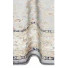 Isfahan 03 Grey Cream Klasik Desenli Yüksek Kalite Sık Dokuma Makine Halısı