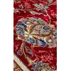 Isfahan 01 Red Klasik Desenli Yüksek Kalite Sık Dokuma Makine Halısı