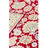 İsfahan 03 Cream Red Klasik Desenli Yüksek Kalite Sık Dokuma Makine Halısı