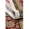 İsfahan 03 Cream Red Klasik Desenli Yüksek Kalite Sık Dokuma Makine Halısı