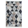 Arya Ar 10 Beige Black %100 Geri Dönüşümlü Pamuktan Çift Taraflı Yıkanabilir Modern Dekoratif Kilim