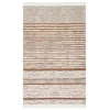Arya Ar 27 Cream Beige %100 Geri Dönüşümlü Pamuktan Çift Taraflı Yıkanabilir Modern Dekoratif Kilim