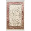 İsfahan 03 Cream Red Klasik Desenli Yüksek Kalite Sık Dokuma Makine Halısı
