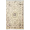 Isfahan 06 Cream Klasik Desenli Yüksek Kalite Sık Dokuma Makine Halısı