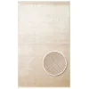 Napoli NAP 01 Beige Sade Desenli Modern Sık Dokuma Makine Halısı