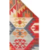 NOMAD KILIM 0001 Yıkanabilir, Çift Taraflı Kullanıma Uygun Yumuşak Tuşeli Otantik Kilim