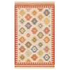NOMAD KILIM 0017 Yıkanabilir, Çift Taraflı Kullanıma Uygun Yumuşak Tuşeli Otantik Kilim