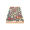 NOMAD KILIM 0017 Yıkanabilir, Çift Taraflı Kullanıma Uygun Yumuşak Tuşeli Otantik Kilim