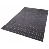 Otantik 3002 Antrasit Dekoratif Modern Kaymaz Tabanlı Makinede Yıkanabilir Halı Kilim