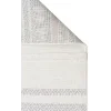 Terazzo 01 White Grey Hav Toz Vermez Yumuşak Dokulu Etnik Örgü Desenlere Sahip Modern İskindinav Halı