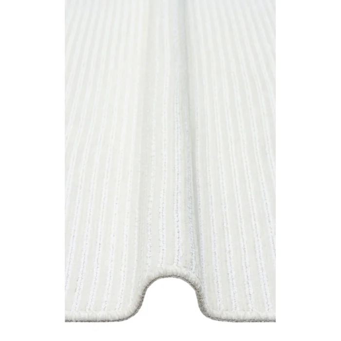 Ada Plain Cream Yüksek Alçak Dokulu Hav Toz Vermez Kolay Kullanımlı Yıkanabilir Kaymaz Kilim